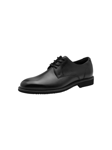 Tamaris Derby-Schuhe aus Leder Schwarz