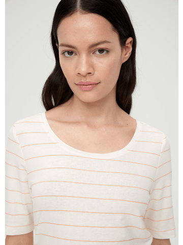 s.Oliver T-Shirt kurzarm in Beige-orange