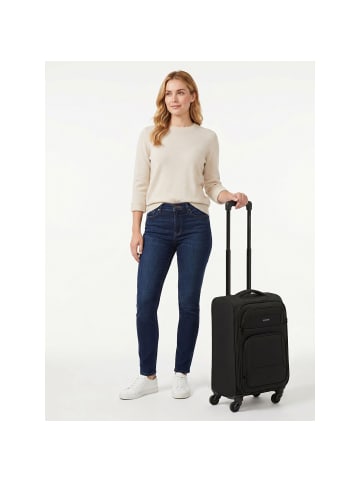 Smartbox Edition 04 4 Rollen Kabinentrolley 55 cm mit Dehnfalte black