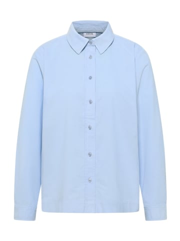 Cecil Cord Hemdbluse in Blau