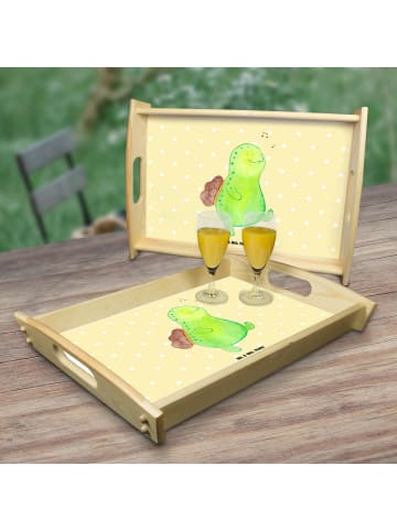 Mr. & Mrs. Panda Tablett Schildkröte Pfeifen ohne Spruch in Gelb Pastell