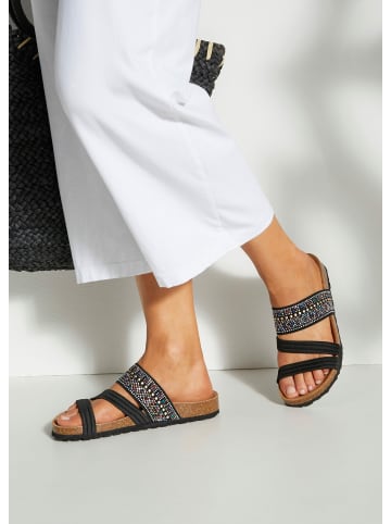 LASCANA LASCANA Pantolette in schwarz