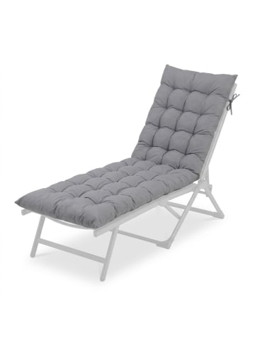 relaxdays Bankauflage in Grau - 160 x 50 cm