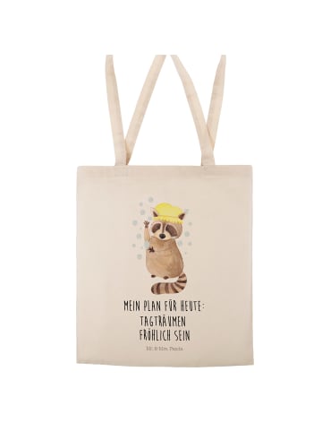 Mr. & Mrs. Panda Schultasche Waschbär mit Spruch in Creme