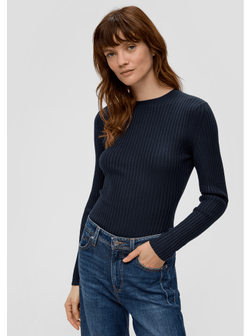 S. Oliver Strickpullover langarm in Blau