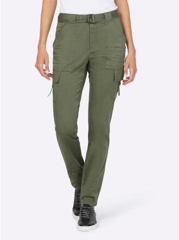 Heine Cargohose in khaki