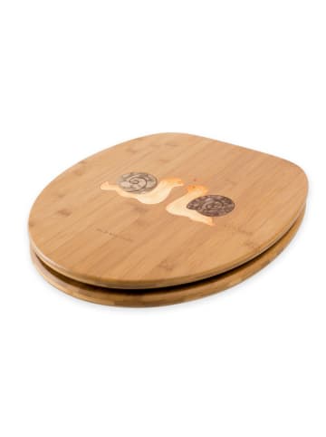 Mr. & Mrs. Panda Toilettenbrille Schnecken Liebe ohne Spruch in Braun