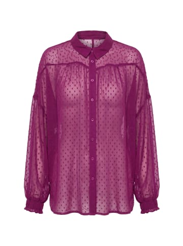 Studio Untold Hemdbluse in maulbeere