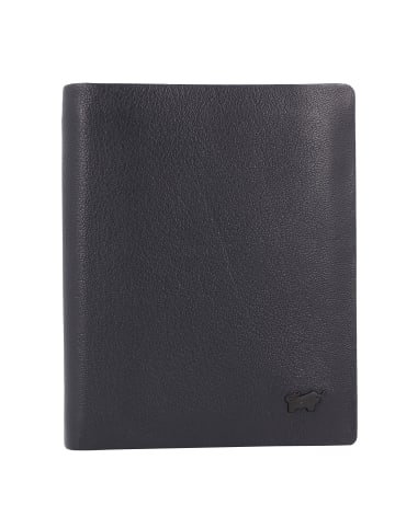 Braun Büffel Hannes Geldbörse RFID Schutz Leder 9.5 cm in navy