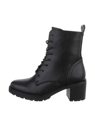 Ital-Design Stiefelette in Schwarz