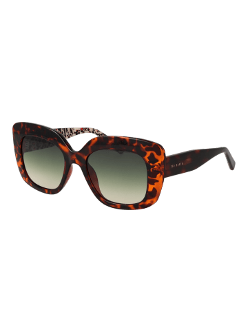Ted Baker Damen Sonnenbrillen Schmetterling Havanna