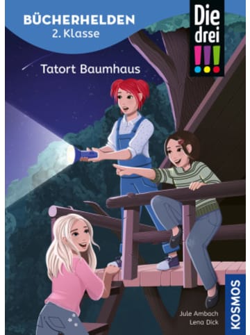 Kosmos Buch - Die drei !!!, Bücherhelden 2. Klasse, Tatort Baumhaus