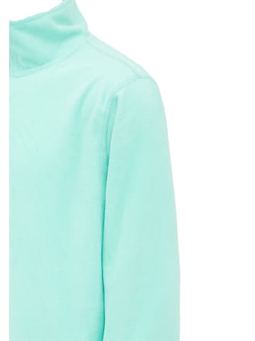 DreiMaster Men Fleece Pullover in Türkis