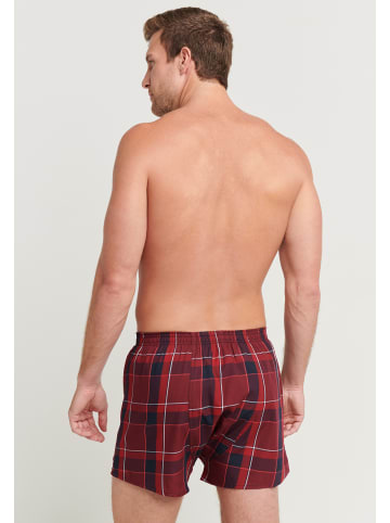 Jockey Boxershort Just Squared Woven in Rot