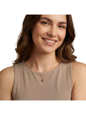 Amor Halskette Silber 925, gelbvergoldet in gold