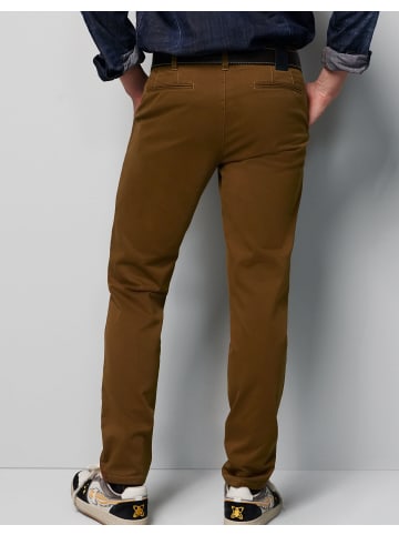 Meyer Chinohose M5 Moderne Chino Stretch Cotton in karamell