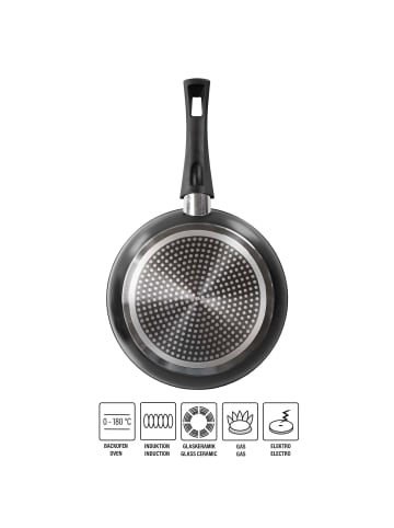 Stoneline Keramik Bratpfanne 24 cm | ohne Deckel in Anthrazit