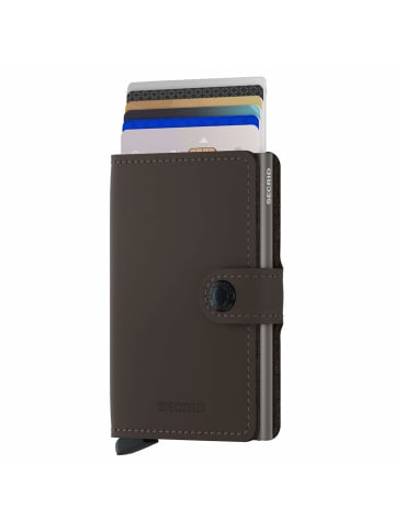 Secrid Matte Miniwallet - Geldbörse RFID 6.5 cm in truffle