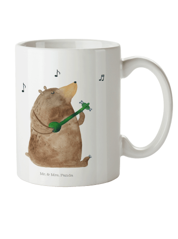 Mr. & Mrs. Panda Pott Bär Lied ohne Spruch in Weiß