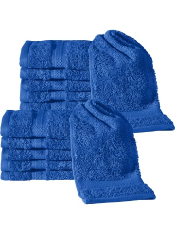 REDBEST Frottier Gästetuch 12er-Pack Chicago in royalblau
