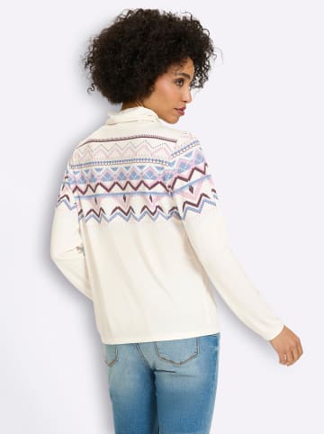 Heine Druck-Shirt in champagner-bleu-bedruckt