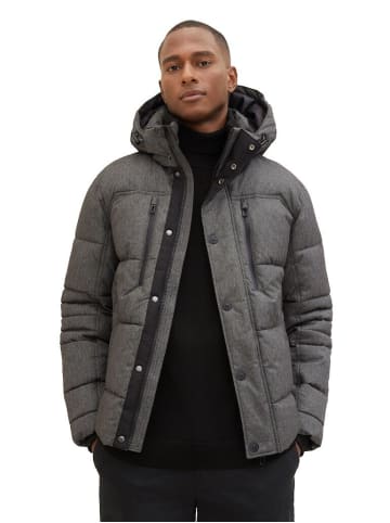 Tom Tailor Jacke in grey garment dye structure