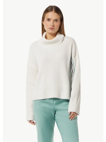 comma CI Strickpullover langarm in Weiß
