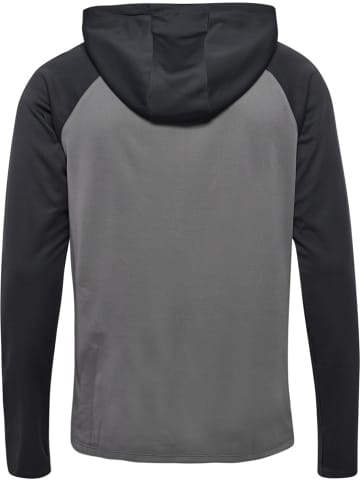 Hummel Trainingsjacke "Hmllead 2.0 Zip Hoodie" in Grau