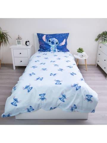 Disney Disney Lilo & Stitch Bettwäsche Aloha Design 140x200 cm 70x90 in Blau