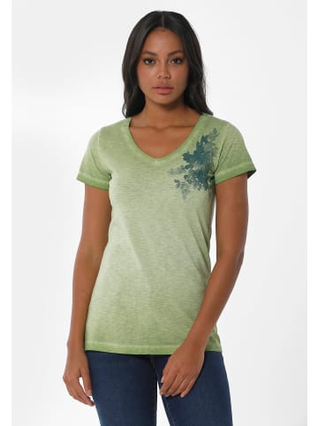 Organication T-Shirt "WOR13325" in Grasgrün