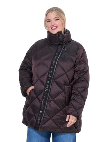 Steppjacke in mahagoni