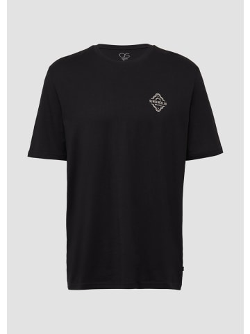 QS T-Shirt in 9999_schwarz