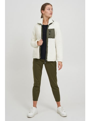 Oxmo Fleecejacke OXEllin in Weiß