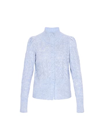 DreiMaster Women Cardigan in light blue melange