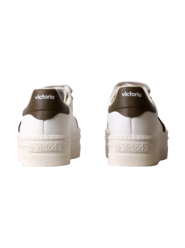 Victoria Leder-Sneaker Grün