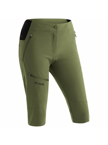 Maier Sports Outdoorhose Latit Capri Vario in Moos