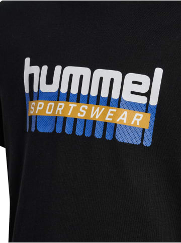 Hummel T-Shirt Hmltukas Kinder in BLACK