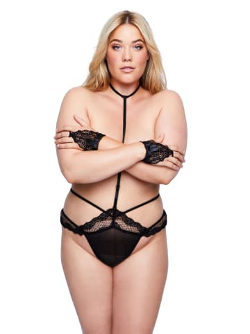 Ulla Popken String in schwarz