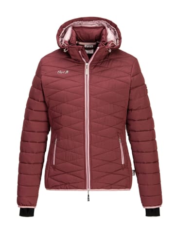 First B Steppjacke in bordeaux