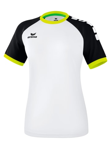 erima Zenari 3.0 Trikot in weiß/schwarz/lime pop