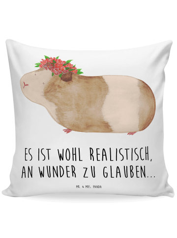 Mr. & Mrs. Panda kuschelkissen 40x40 Meerschweinchen Weisheit mi... in Weiß