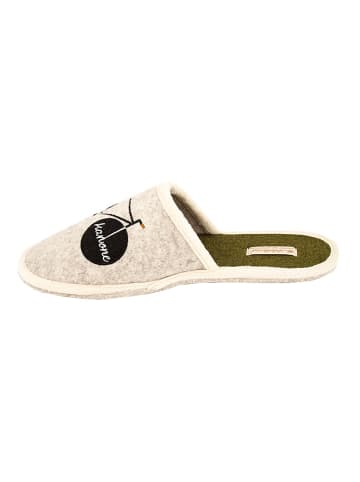 Adelheid Filzpantoffel Sportskanone  in Beige