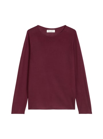 Marc O'Polo Strickpullover slim in aubergine red