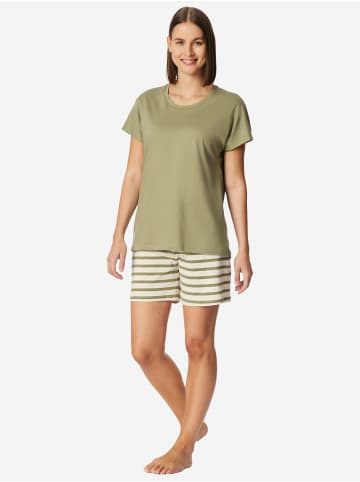 Schiesser Pyjama Casual Essentials in linde