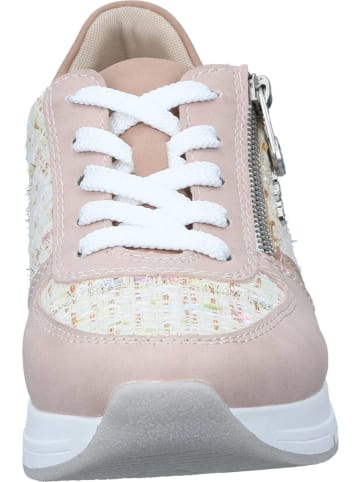 rieker Schnürschuhe, Sneakers Low in carnation/offwhite-multi/blossom