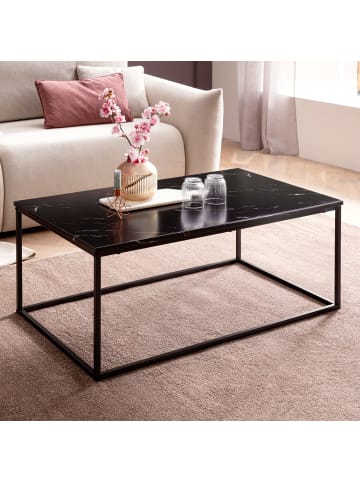 FineBuy Couchtisch in Schwarz / MDF / 100x60x40