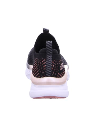 Skechers Sneaker D'LUX WALKER - LET IT GLOW in black/rosegold