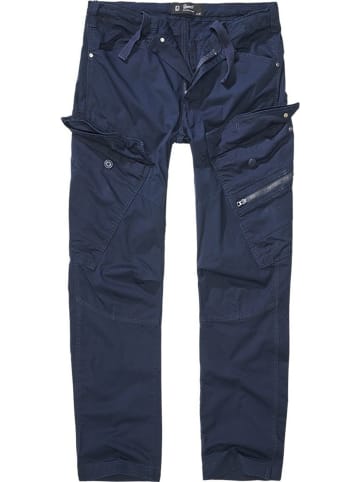 Brandit Cargohose "Adven Slim Fit Pants" in Blau