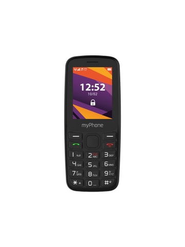 COFI 1453 myPhone 6410 LTE Mobiltelefon 2,4"-Display, 1400 mAh, Kamera, USB-C in Schwarz