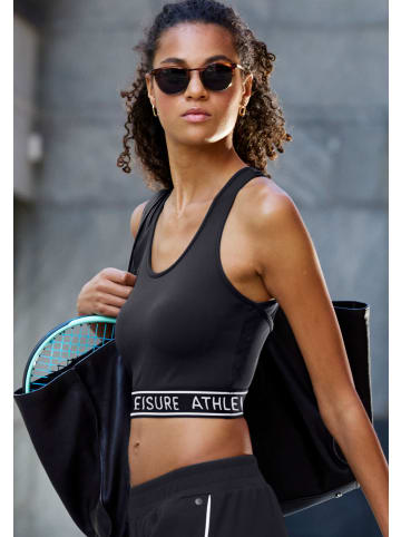 LASCANA ACTIVE Crop-Top in schwarz